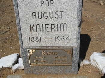 Becker,   Marcella Ruth gravesite