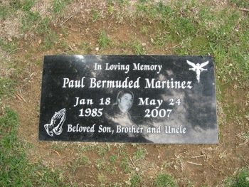 Martinez, Paul Bermuded gravesite