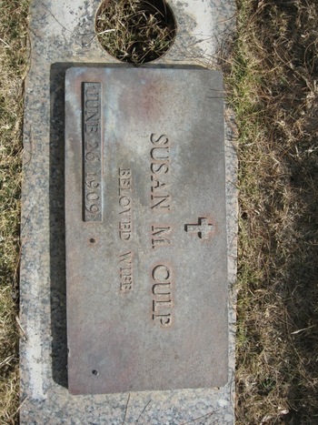 Culp,   Susan M. gravesite