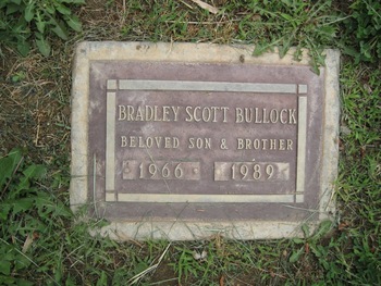 Bullock, Bradley Scott gravesite
