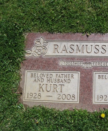 Rasmussen, Kurt gravesite