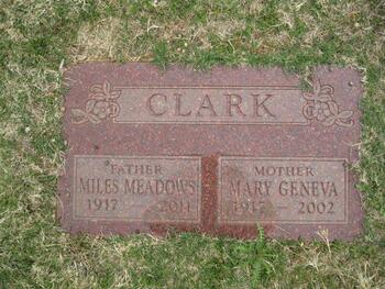 Clark, Mary 'Geneva' gravesite