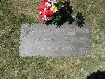 Caplinger, Sarah Jane gravesite