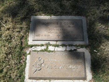 Odum, Alice Gertrude gravesite