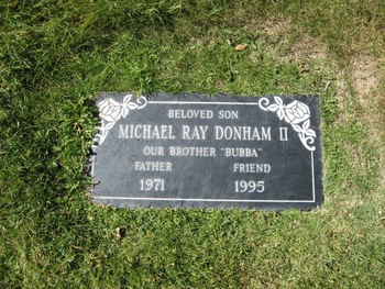Donham, II Michael Ray ('Bubba') gravesite