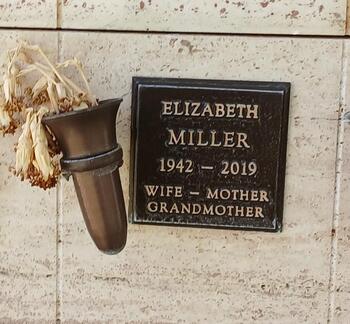 Miller, Elizabeth gravesite