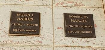 Hargis, Robert Walker gravesite