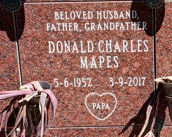 Mapes, Donald Charles gravesite