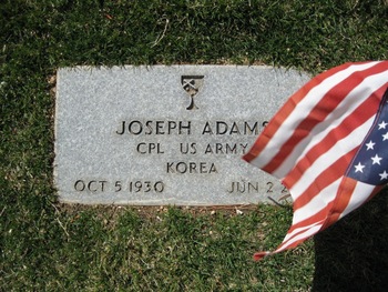 Adams,   Joseph gravesite