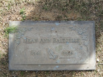 Baltzelle,   Jean Ann gravesite
