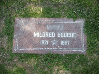 Bouche, Mildred gravesite
