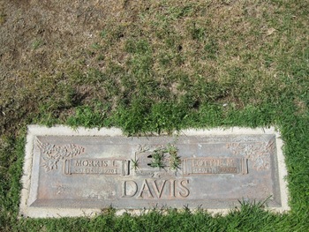 Davis, Morris LeRoy gravesite