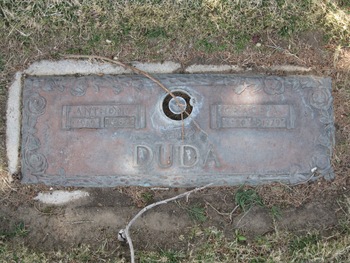 Duda,   Anthony gravesite
