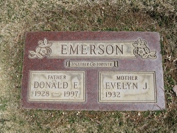 Emerson, Donald Edward gravesite