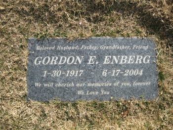 Enberg, Gordon Edward gravesite