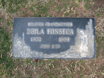 Fonseca, Zoila gravesite