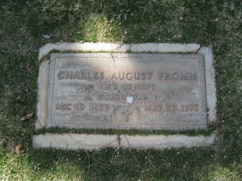 Fromm, Charles August gravesite
