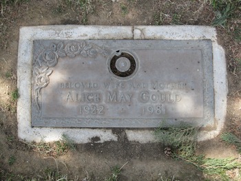 Gould,   Alice May gravesite