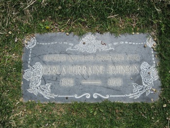 Johnson, Carla Lorraine gravesite