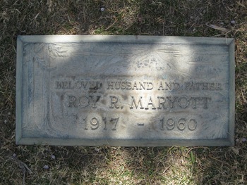 Maryott, Roy Robert ('Bob') gravesite