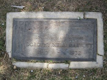 Maryott, Dorothy Nell gravesite