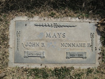 Mays,   John B. gravesite