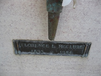 McClure, Florence L. gravesite