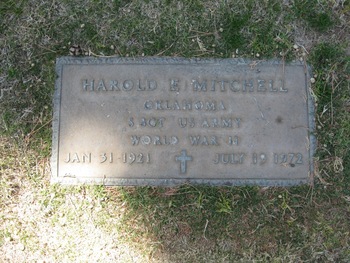 Mitchell, Harold Ellis gravesite