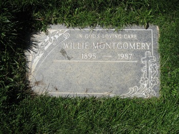 Montgomery, Willie gravesite