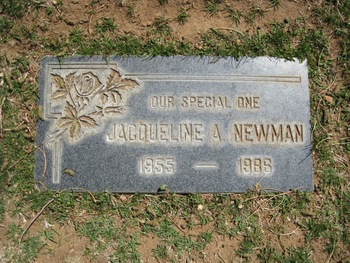 Newman, Jacquelyn Adele gravesite