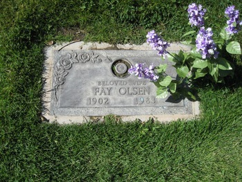 Olsen, Fay Melvina gravesite