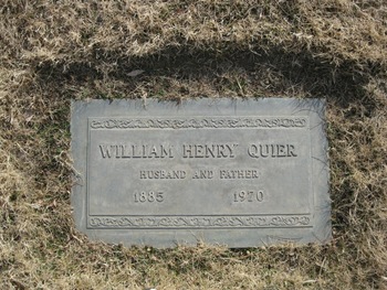 Quier, William Henry gravesite