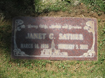 Sather, Janet Claire gravesite