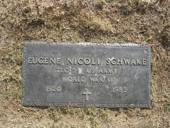 Schwake,   Eugene Nicoli gravesite