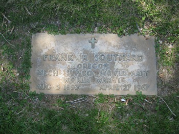Southard, Frank R. gravesite