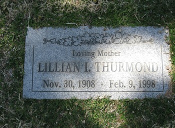 Thurmond, Lillian I. gravesite