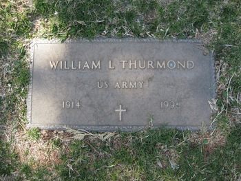 Thurmond, William Lee gravesite
