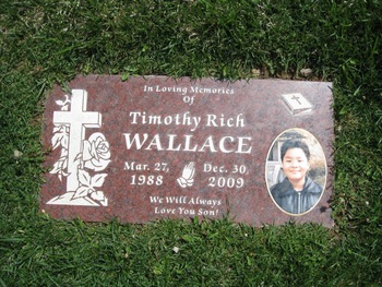 Wallace, Timothy Rich gravesite