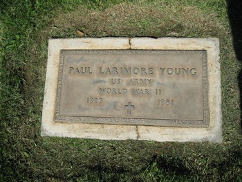 Young,   Paul Larimore gravesite