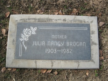 Brogan, Julia Nancy gravesite