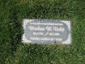 Violet,   Woodrow Wilson gravesite