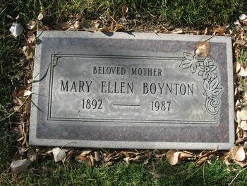 Boynton,   Mary Ellen gravesite