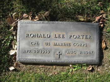 Porter, Ronald Lee gravesite