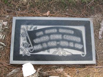 Cordova,   Valinda Marie gravesite