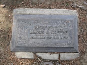 Greene, Lance John gravesite