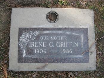 Griffin, Irene Clarissa gravesite