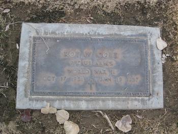 Cole,   Roy Wilson gravesite