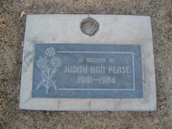 Pease,   Judith Ann gravesite