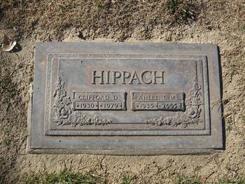 Hippach, Ahleene M. gravesite