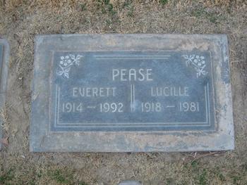 Pease,   Everett Laurel gravesite